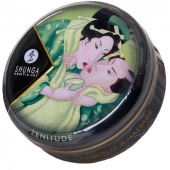 Массажная свеча Exotic Green Tea с ароматом зелёного чая - 30 мл. - Shunga - купить с доставкой в Новороссийске