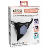 Черные трусики для страпона Body Dock SE на регулируемых ремнях - Pipedream - купить с доставкой в Новороссийске