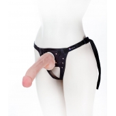 Податливый фаллос на трусиках Harness - 20,5 см. - LOVETOY (А-Полимер) - купить с доставкой в Новороссийске