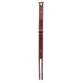 Бордовый ремень Halo Waist Belt - размер L-XL - Shots Media BV - купить с доставкой в Новороссийске