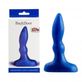 Синий анальный стимулятор Beginners p-spot massager - 11 см. - Lola Games - в Новороссийске купить с доставкой