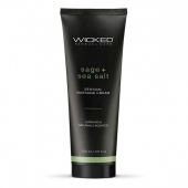 Массажный легкий крем WICKED Sage plus Sea Salt - 120 мл. - Wicked - купить с доставкой в Новороссийске
