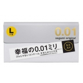 Презервативы Sagami Original 0.02 L-size увеличенного размера - 5 шт. - Sagami - купить с доставкой в Новороссийске