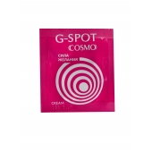 Стимулирующий интимный крем для женщин Cosmo G-spot - 2 гр. - Биоритм - купить с доставкой в Новороссийске