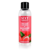 Массажное масло Sexy Sweet Nectar Lychee с феромонами и ароматом личи - 75 мл. - Биоритм - купить с доставкой в Новороссийске