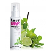 Съедобное согревающее массажное масло Love Me Tender Mojito с ароматом мохито - 100 мл. - Love to Love - купить с доставкой в Новороссийске