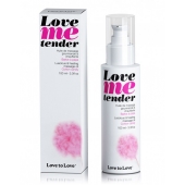 Съедобное согревающее массажное масло Love Me Tender Cotton Candy с ароматом сладкой ваты - 100 мл. - Love to Love - купить с доставкой в Новороссийске