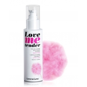 Съедобное согревающее массажное масло Love Me Tender Cotton Candy с ароматом сладкой ваты - 100 мл. - Love to Love - купить с доставкой в Новороссийске