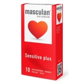 Презервативы Masculan Sensitive plus - 10 шт. - Masculan - купить с доставкой в Новороссийске