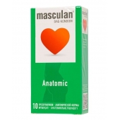 Презервативы анатомической формы Masculan Anatomic - 10 шт. - Masculan - купить с доставкой в Новороссийске