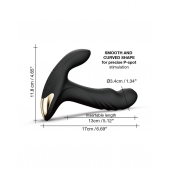 Черный вибромассажер простаты Multi P-Joy с 3 моторами - Dorcel - в Новороссийске купить с доставкой