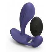 Темно-синий вибромассажер Witty P G Vibrator with Remote Control - Love to Love - в Новороссийске купить с доставкой