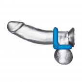 Комплект из 2 эрекционных колец-восьмерок 2-Pack Duo Cock And Ball Stamina Enhancement Ring - BlueLine - в Новороссийске купить с доставкой