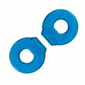 Комплект из двух колец для пениса 2-Pack Ultra-Stretch Stamina Endurance Ring - BlueLine - в Новороссийске купить с доставкой