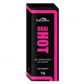 Гель для оральных ласк Oral Hot с согревающим эффектом - 15 гр. - HotFlowers - купить с доставкой в Новороссийске