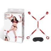 Красная фиксация на матрас Classic Bedspreader - Lux Fetish - купить с доставкой в Новороссийске