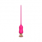 Розовый тонкий стимулятор Nipple Vibrator - 23 см. - I-MOON - купить с доставкой в Новороссийске