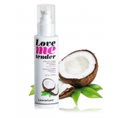 Съедобное согревающее массажное масло Love Me Tender Cocos с ароматом кокоса - 100 мл. - Love to Love - купить с доставкой в Новороссийске