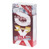 Ароматизированные презервативы Sagami Xtreme COLA - 10 шт. - Sagami - купить с доставкой в Новороссийске
