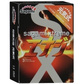 Презервативы Sagami Xtreme ENERGY с ароматом энергетика - 3 шт. - Sagami - купить с доставкой в Новороссийске