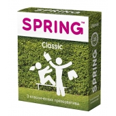 Классические презервативы SPRING CLASSIC - 3 шт. - SPRING - купить с доставкой в Новороссийске