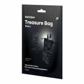 Черный мешочек для хранения игрушек Treasure Bag L - Satisfyer - купить с доставкой в Новороссийске
