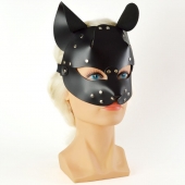 Черная кржаная маска Pussy - Sitabella - купить с доставкой в Новороссийске