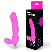 Розовый безремневой страпон Sexy Friend - 1137 - купить с доставкой в Новороссийске