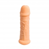 Телесный фаллоудлинитель Extra Size Bubbles - 15,5 см. - Lola Games - в Новороссийске купить с доставкой