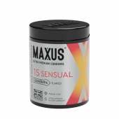 Анатомические презервативы MAXUS Sensual - 15 шт. - Maxus - купить с доставкой в Новороссийске