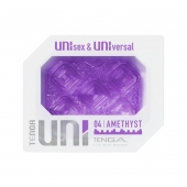 Фиолетовый мастурбатор-стимулятор Tenga Uni Amethyst - Tenga - в Новороссийске купить с доставкой