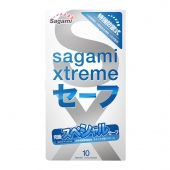 Презервативы Sagami Xtreme Ultrasafe с двойным количеством смазки - 10 шт. - Sagami - купить с доставкой в Новороссийске