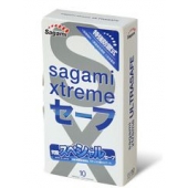 Презервативы Sagami Xtreme Ultrasafe с двойным количеством смазки - 10 шт. - Sagami - купить с доставкой в Новороссийске