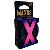 Презервативы Maxus XXL увеличенного размера - 3 шт. - Maxus - купить с доставкой в Новороссийске