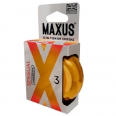 Презервативы анатомической формы Maxus Sensual - 3 шт. - Maxus - купить с доставкой в Новороссийске