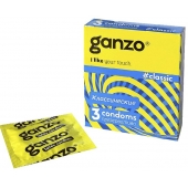Классические презервативы с обильной смазкой Ganzo Classic - 3 шт. - Ganzo - купить с доставкой в Новороссийске