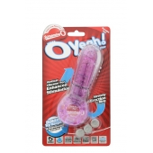 Фиолетовое эрекционное кольцо с вибрацией и пальчиком OYEAH PURPLE - Screaming O - в Новороссийске купить с доставкой