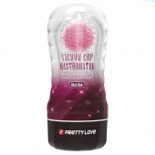 Прозрачный текстурированный мастурбатор Vacuum Cup Masturbator Black Hole - Baile - в Новороссийске купить с доставкой