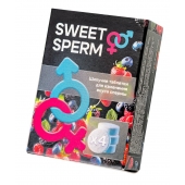 Шипучие таблетки для мужчин Sweet Sperm для изменения вкуса спермы (4 шт. по 0,5 гр.) - Капиталпродукт - купить с доставкой в Новороссийске