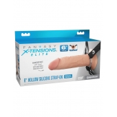 Полый страпон на ремнях 6’’ Hollow Silicone Strap-on - Pipedream - купить с доставкой в Новороссийске