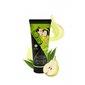 Массажный крем для тела с ароматом груши и зелёного чая Pear   Exotic Green Tea - 200 мл. - Shunga - купить с доставкой в Новороссийске