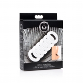 Комплект из 6 прозрачных эрекционных колец Ring Master Custom Ball Stretcher Kit - XR Brands - в Новороссийске купить с доставкой