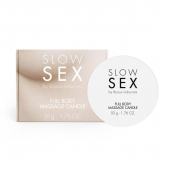 Массажная свеча для всего тела Slow Sex - 50 гр. - Bijoux Indiscrets - купить с доставкой в Новороссийске