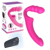 Розовый безремневой страпон Straples Strap-On Dildo - Erokay - купить с доставкой в Новороссийске
