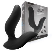 Черный вибромассажер простаты 3,5’’ Curve P-spot Massager - 12 см. - Erokay - в Новороссийске купить с доставкой