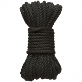 Черная верёвка для связывания и фиксации Bind Tie - 9,14 м. - Doc Johnson - купить с доставкой в Новороссийске