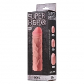 Фаллоудлинитель SUPER HERO Dewil - 17,5 см. - Lola Games - в Новороссийске купить с доставкой