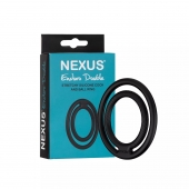 Черное двойное эрекционное кольцо Nexus Enduro Double - Nexus Range - в Новороссийске купить с доставкой