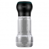 Набор PowerBlow   Feel Pocket Stroker Crystal: мастурбатор и интерактивная насадка - Kiiroo - в Новороссийске купить с доставкой