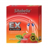 Стимулирующая насадка Sitabella Extender  Клубника - Sitabella - купить с доставкой в Новороссийске
